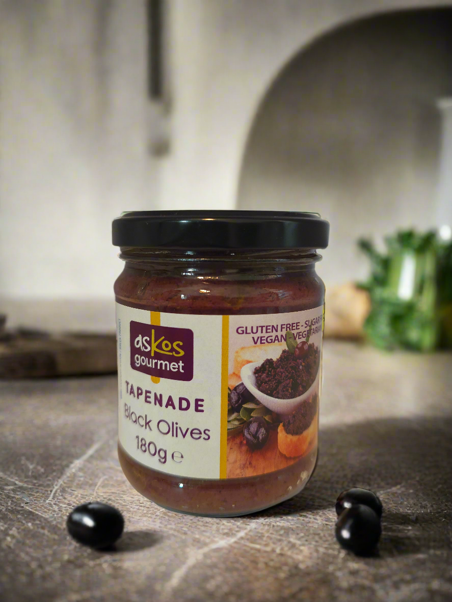 Oliventapenade / Olivenpaste aus schwarzen Oliven 180g