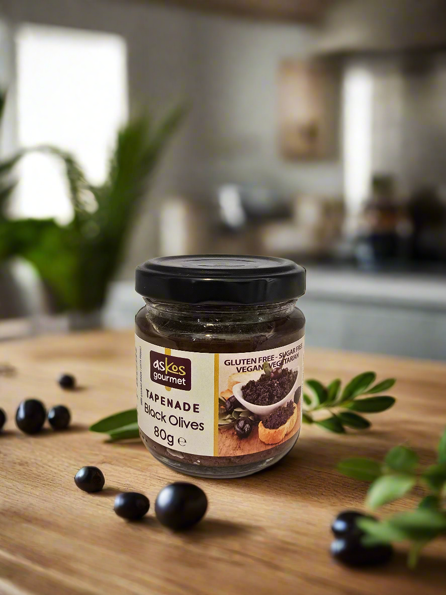 Oliventapenade / Olivenpaste aus schwarzen Oliven 80g