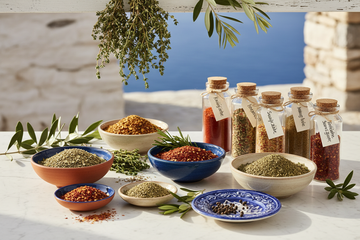 Griechische Gewürzmischungen