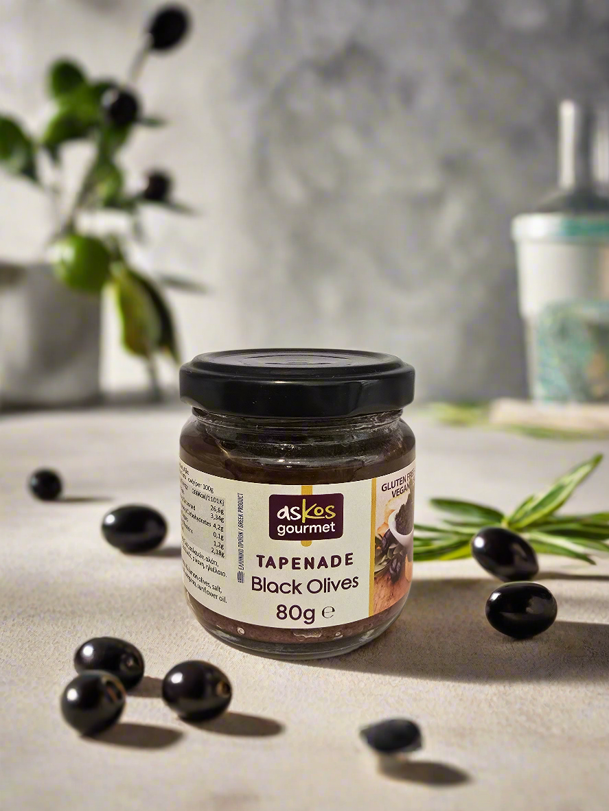 Oliventapenade / Olivenpaste aus schwarzen Oliven 80g
