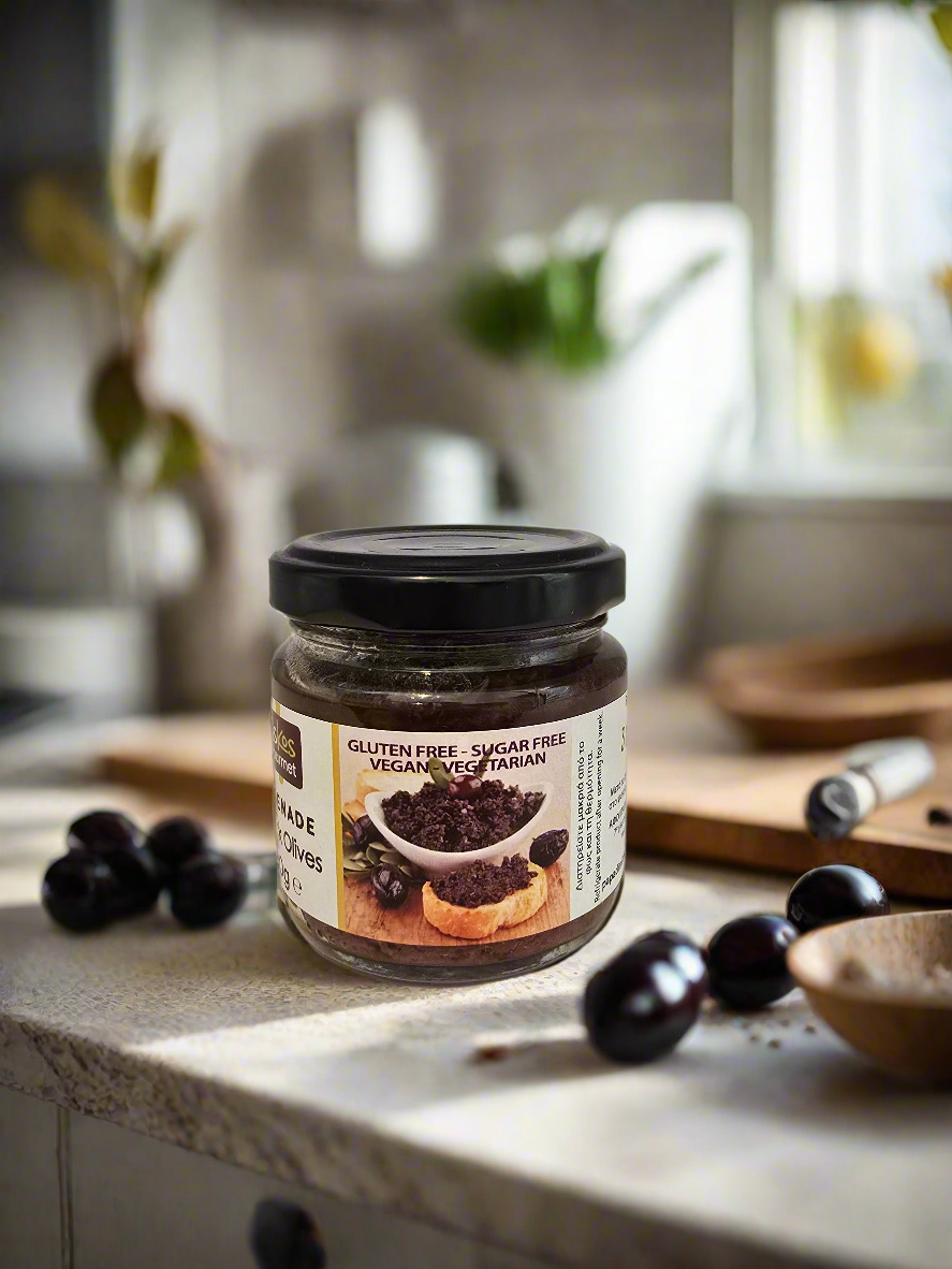 Oliventapenade / Olivenpaste aus schwarzen Oliven 80g