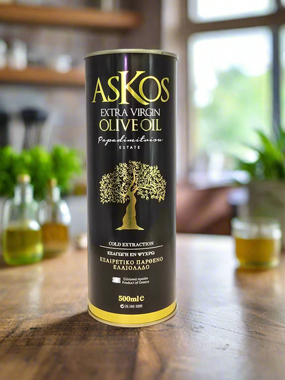 ASKOS Olivenöl Black 500 ml – Nativ Extra aus Kos